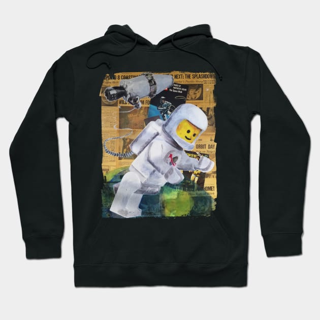 Space Walk Hoodie by kylewillis